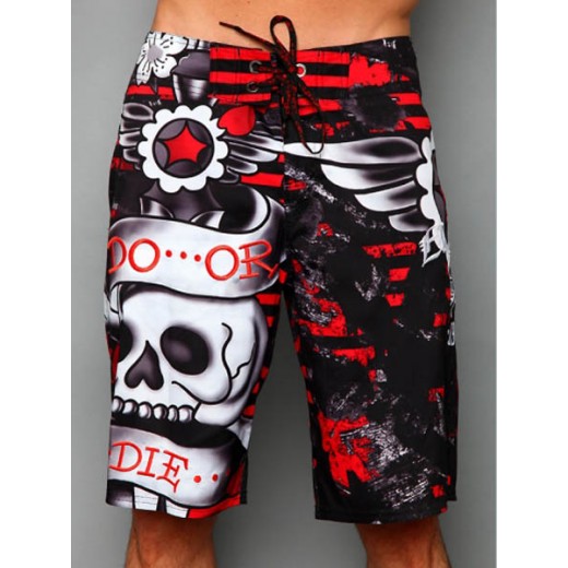 Ed Hardy Mens beach pants in black,Clearance Ed Hardy Shorts Prices