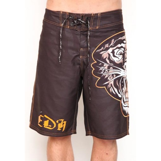 ED Men's Embossed Tiger Board Shorts