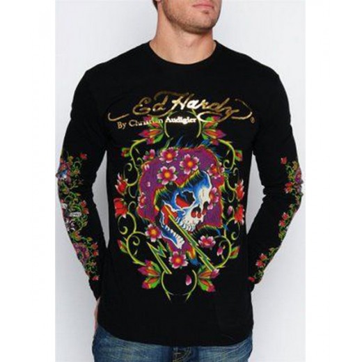 Men's ED Hardy long sleeve T-shirts,Ed Hardy Long Tee outlet coupons