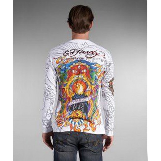 Men's ED Hardy long sleeve T-shirts,Available to buy online