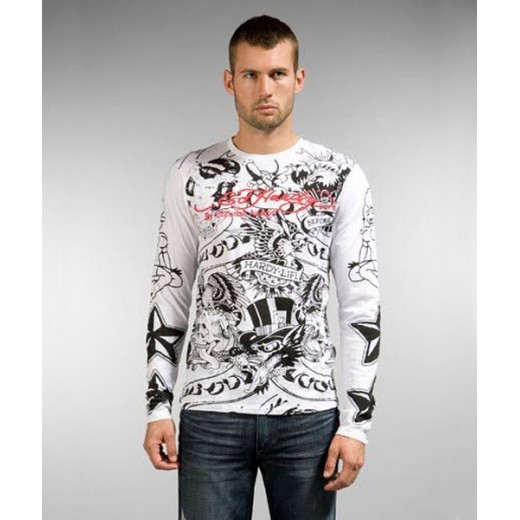 Men's ED Hardy long sleeve T-shirts,Free and Fast Shipping