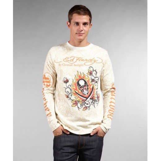 Men's ED Hardy long sleeve T-shirts,USA Discount Online Sale