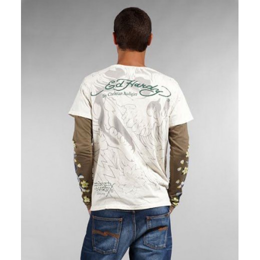 Men's ED Hardy long sleeve T-shirts,Ed Hardy Long Tee authorized dealers