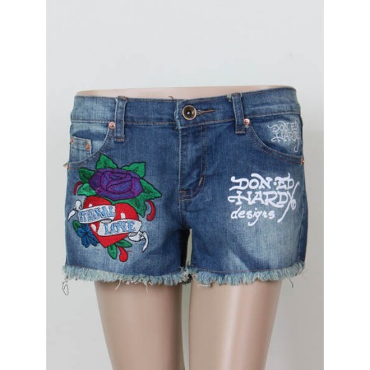 Womens Jean Shorts,Ed Hardy factory outlet locations